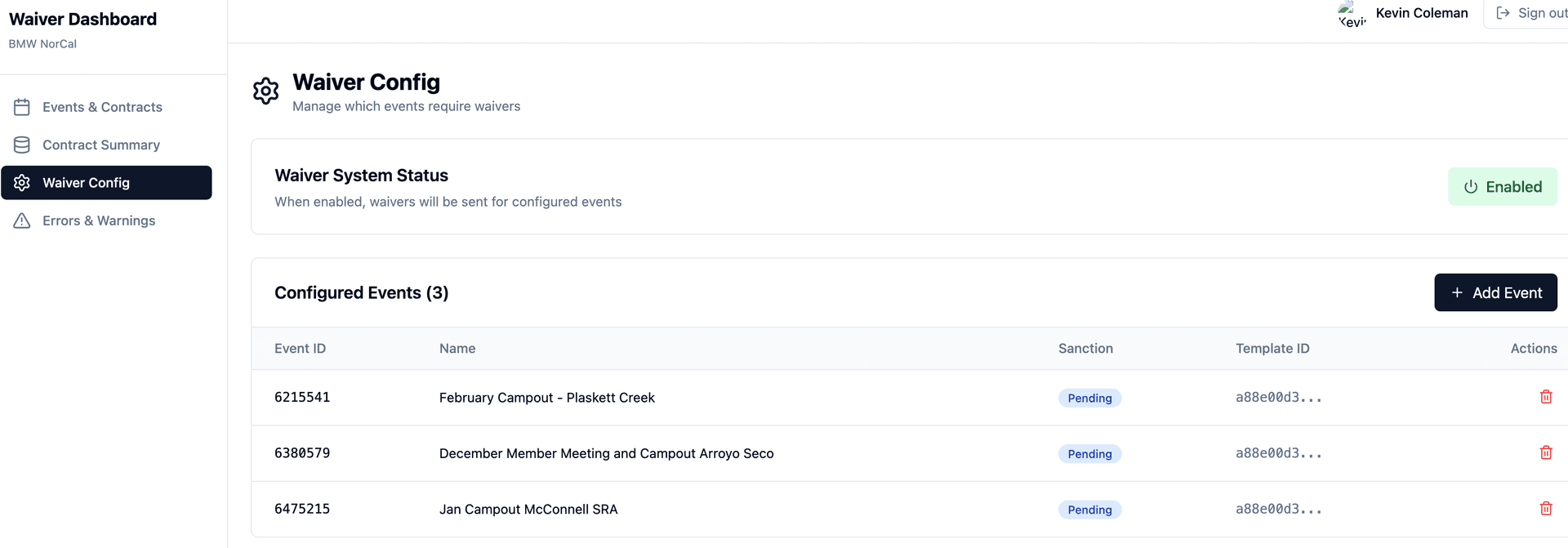 Wild Apricot eSignatures Integration screenshot 2