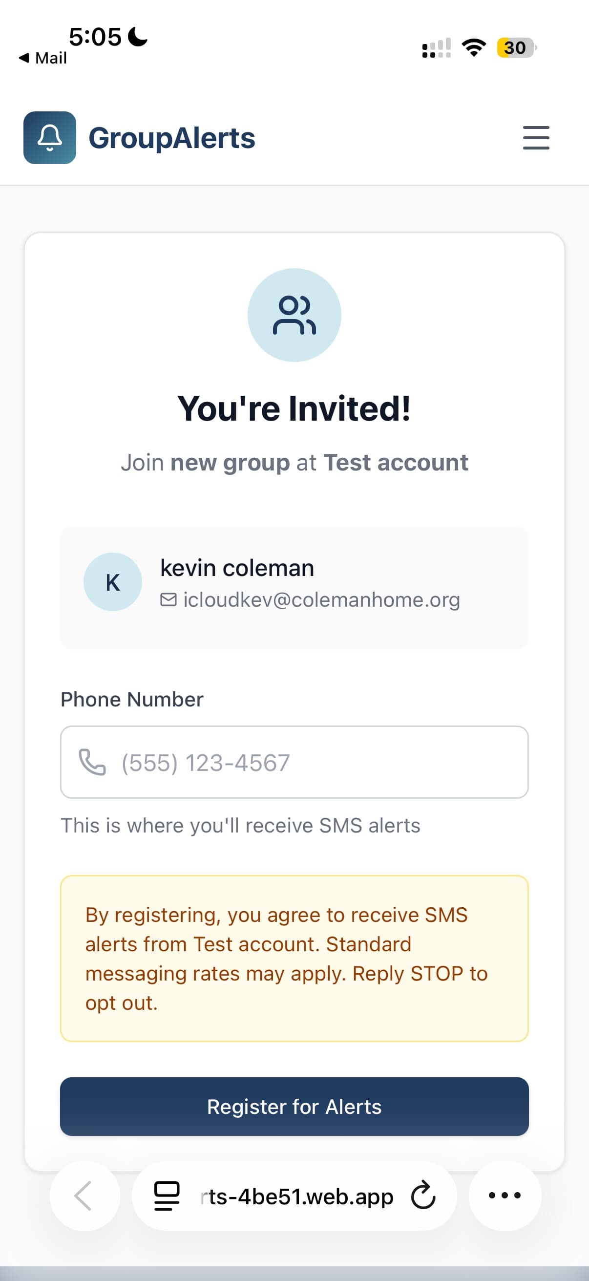 GroupAlerts screenshot 5