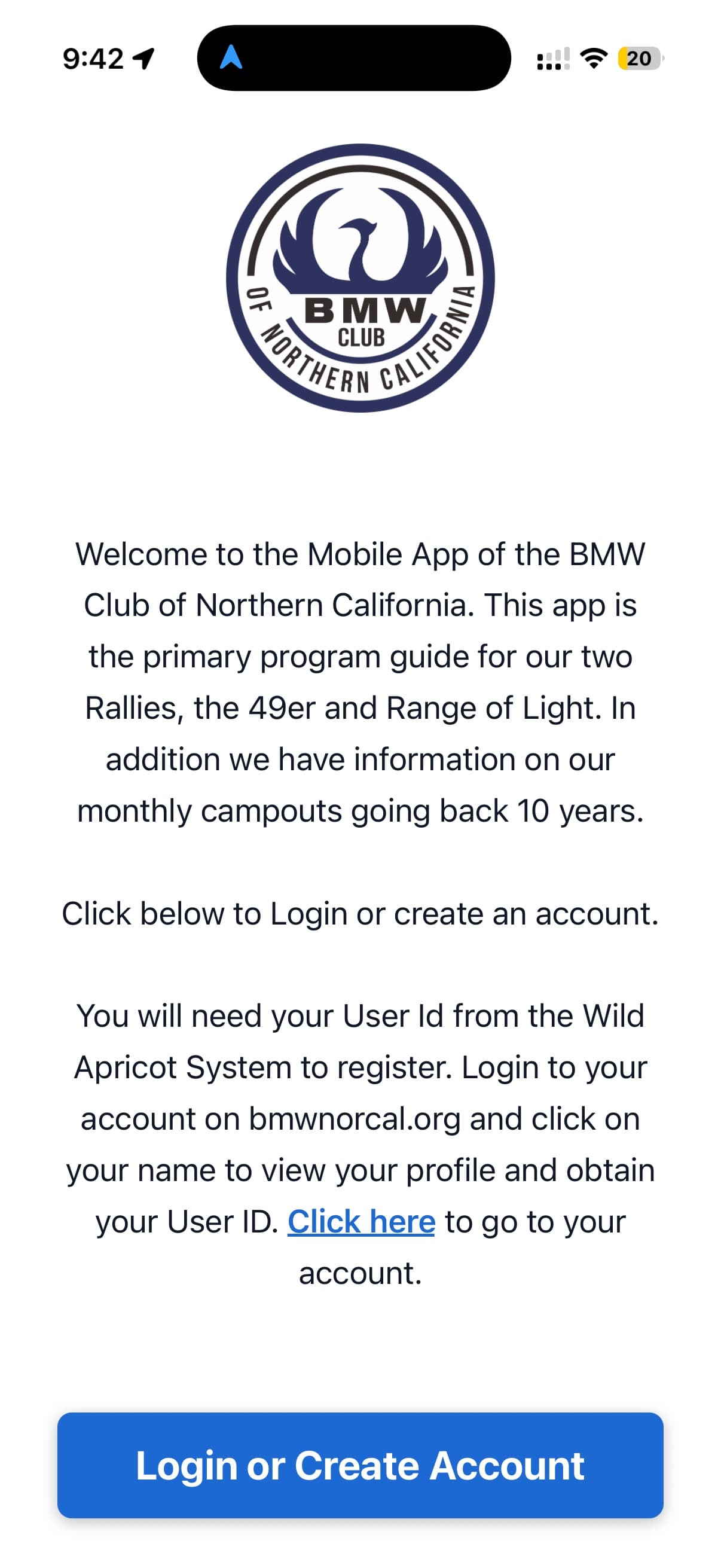 Motorcycle Club Event App screenshot 4